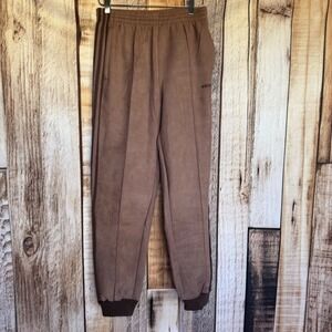 Adidas Originals Suede TP Track Pants Shadow Brown Streetwear Small Sporty NWT
